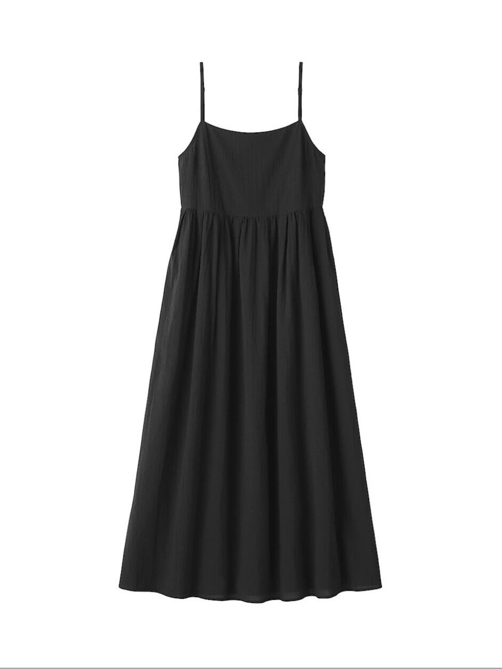 Muji Women's High Twist Cotton Voile Camisole Dress